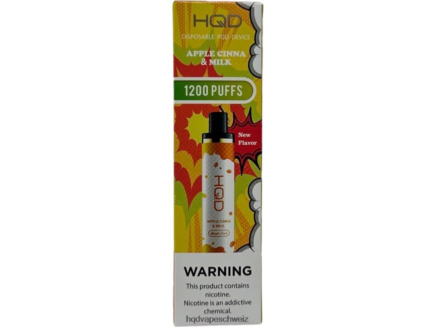 HQD Vape Online Bestellen Buy - HQD CUVIE PLUS Einweg Apfel-Zimt und Milch ARLN6Z126
