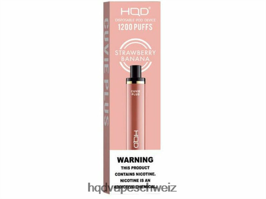 HQD Vape Online Bestellen Buy - HQD CUVIE PLUS Einweg-Vapor Erdbeere Banane ARLN6Z256