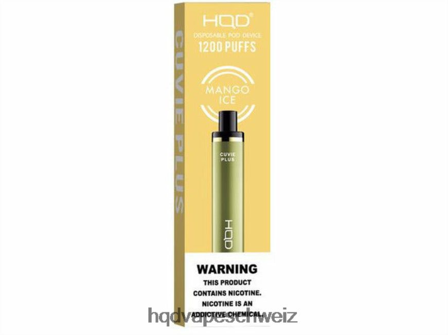 HQD Vape Online Bestellen Buy - HQD CUVIE PLUS Einweg-Vapor Mango-Eis ARLN6Z216