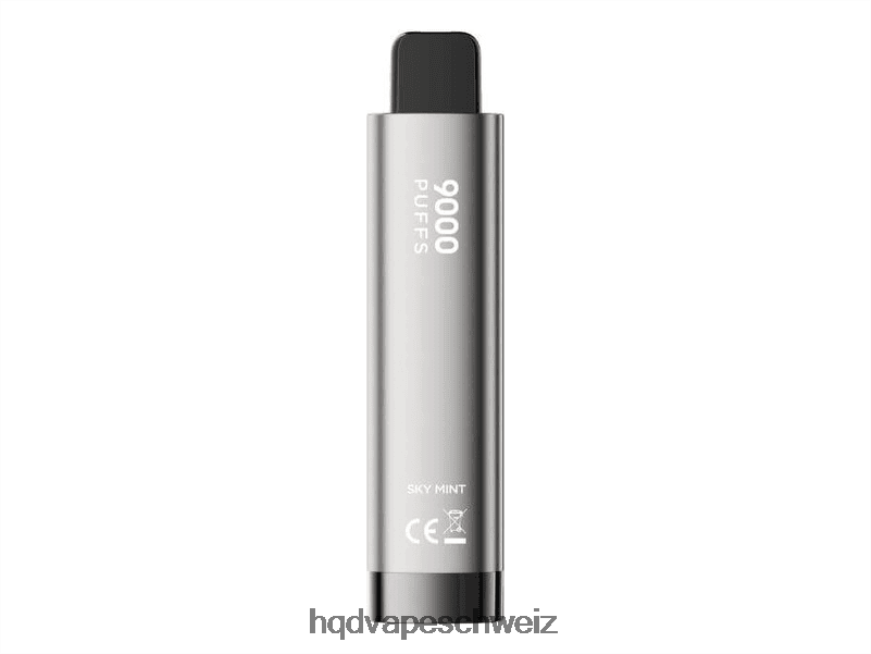 HQD Vape Online - HQD CUVIE 9000 PUFFS Einweg Himmelminze ARLN6Z287