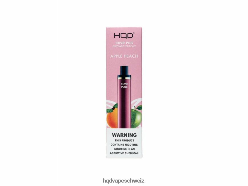 HQD Vape Online - HQD CUVIE PLUS Einweg-Vapor Apfel-Pfirsich ARLN6Z127