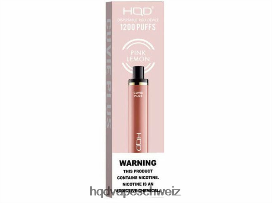 HQD Vape Online - HQD CUVIE PLUS Einweg-Vapor rosa Zitrone ARLN6Z237