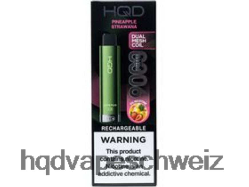 HQD Vape Online Kaufen - HQD CUVIE PLUS 2.0 Einweg Ananas-Strohnana ARLN6Z235