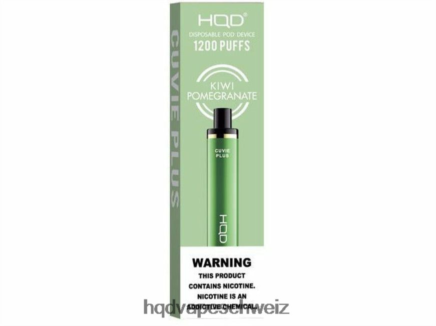 HQD Vape Online Kaufen - HQD CUVIE PLUS Einweg-Vapor Kiwi-Granatapfel ARLN6Z205
