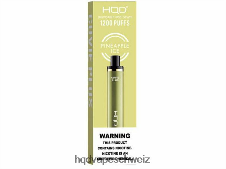 HQD Vape Online Shop - HQD CUVIE PLUS Einweg-Vapor Ananaseis ARLN6Z234