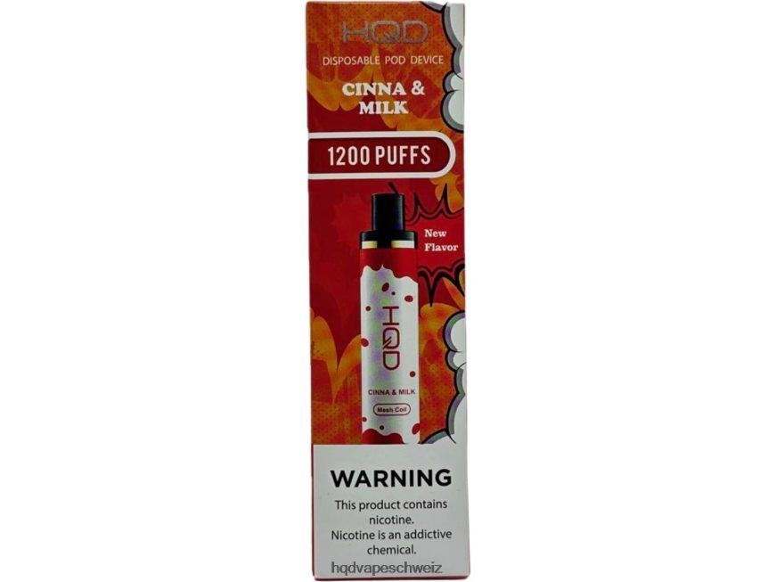 HQD Vape Online Shop - HQD CUVIE PLUS Einweg Zimt und Milch ARLN6Z154