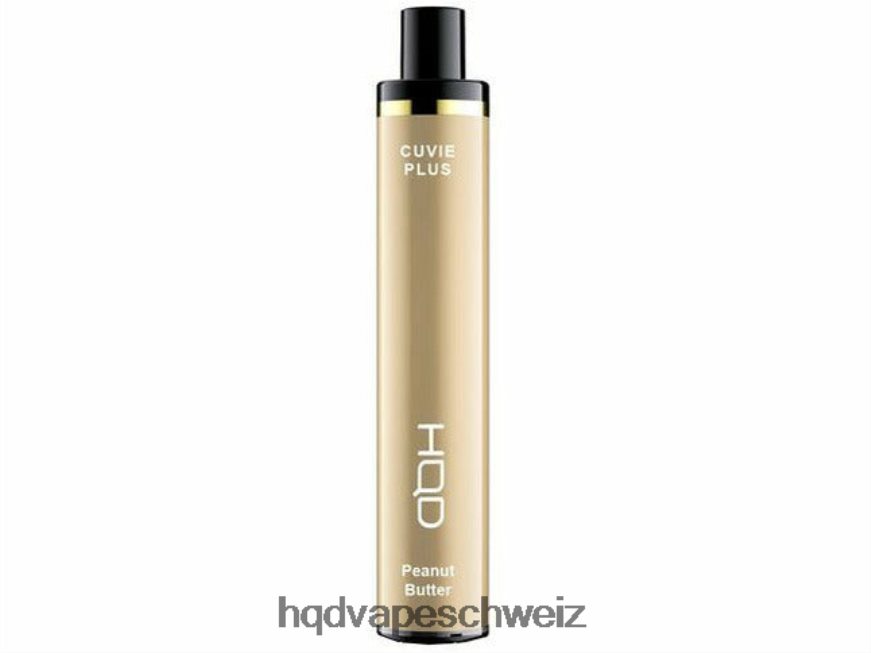 HQD Vape Schweiz - HQD CUVIE PLUS Einweg-Vapor Erdnussbutter ARLN6Z231