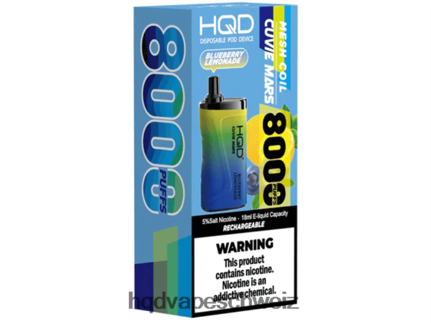 HQD Vape Zürich - HQD CUVIE MARS Einweg Heidelbeer-Limonade ARLN6Z143