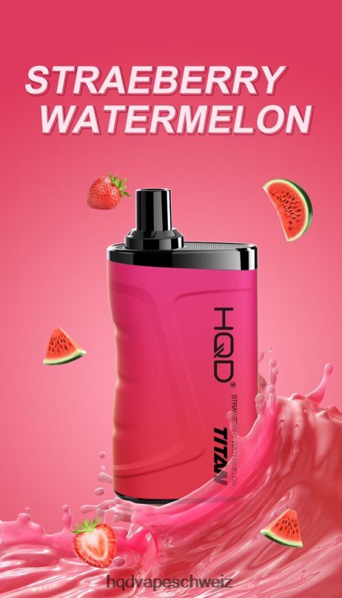 HQD Rabatt - HQD TITAN 7000 Züge Erdbeerwassermelone ARLN6Z9