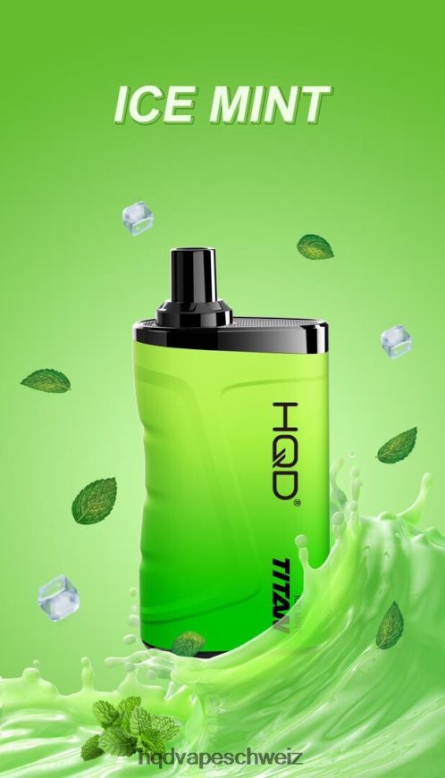 HQD Vape Online - HQD TITAN 7000 Züge Eisminze ARLN6Z17