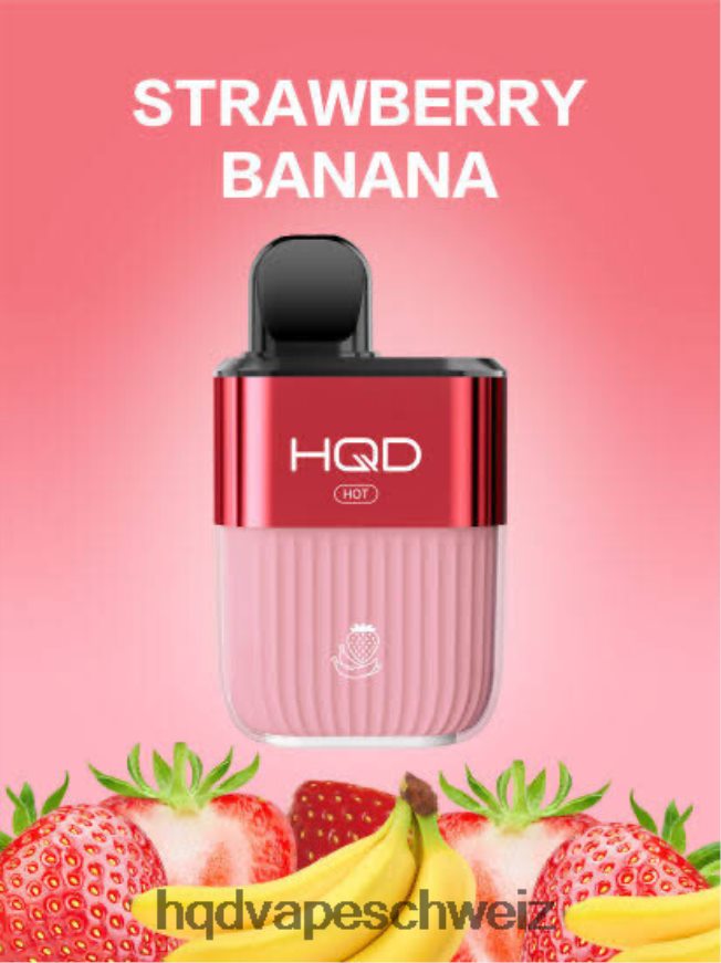 HQD Rabatt - HQD HOT 5000 Züge Erdbeere Banane ARLN6Z69