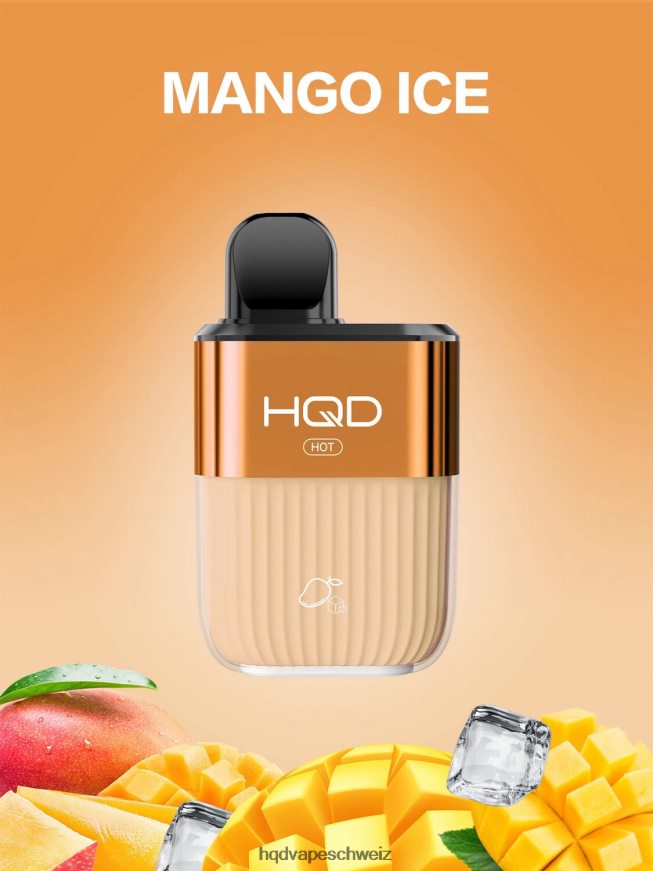 HQD Vape Online Shop - HQD HOT 5000 Züge Mango-Eis ARLN6Z64